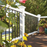 Fiberon 5-in x 5-in Tranquil White PVC Deck Post Cap