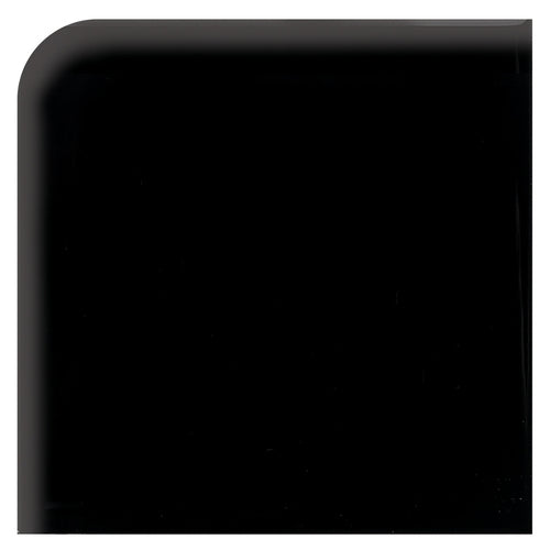 American Olean Bright Salt and Pepper Ceramic Bullnose Corner Tile (4-in x 4-in) - Super Arbor