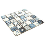American Olean Genuine Stone Moroccan Natural Travertine Mosaic Wall Tile, 11 in x 11 in