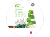GE ConstantON 450-Count 93-ft Clear Incandescent Plug-In Christmas String Lights, Green Wire