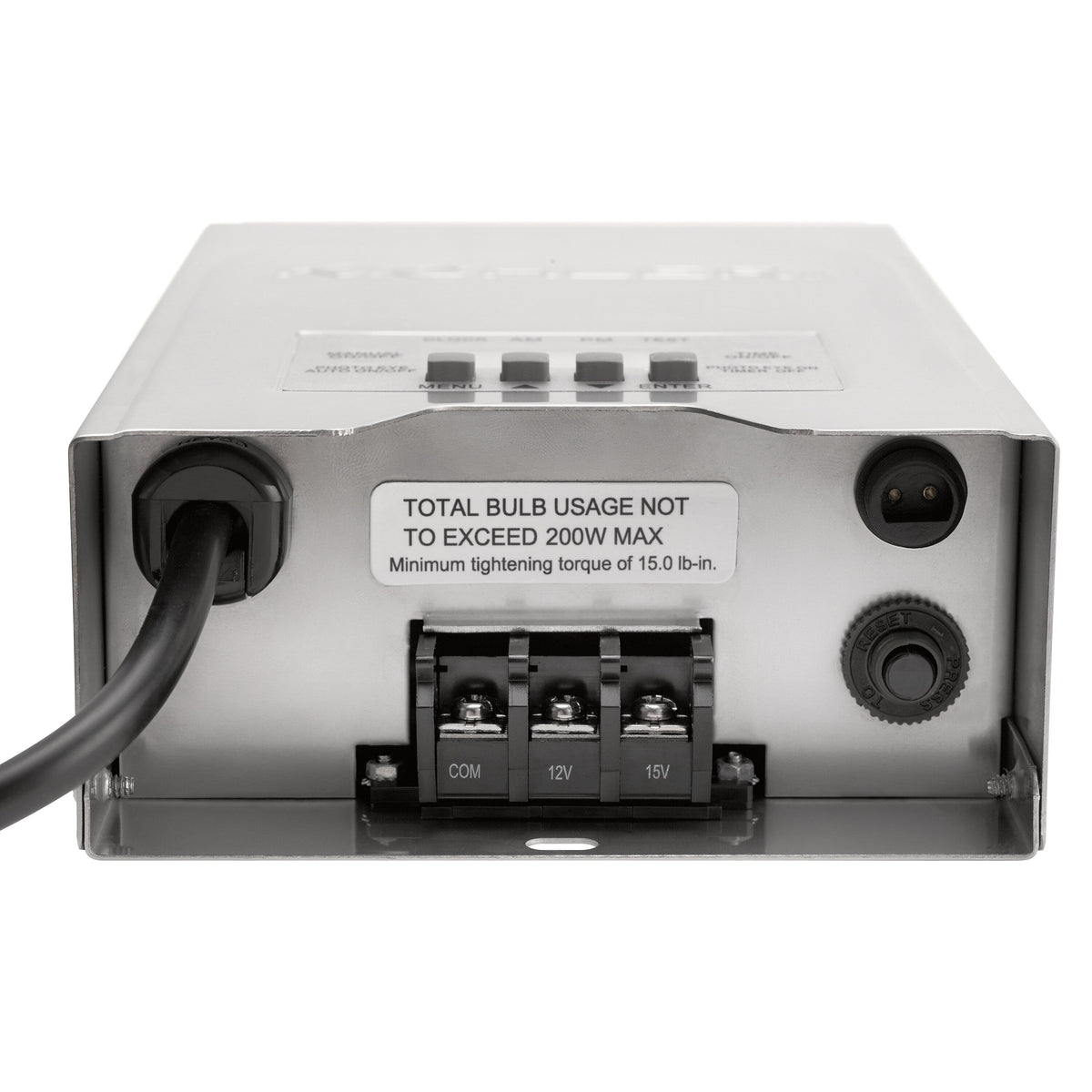 Kichler 200-Watt 12-Volt Multi-Tap Landscape Lighting Transformer with Digital Timer