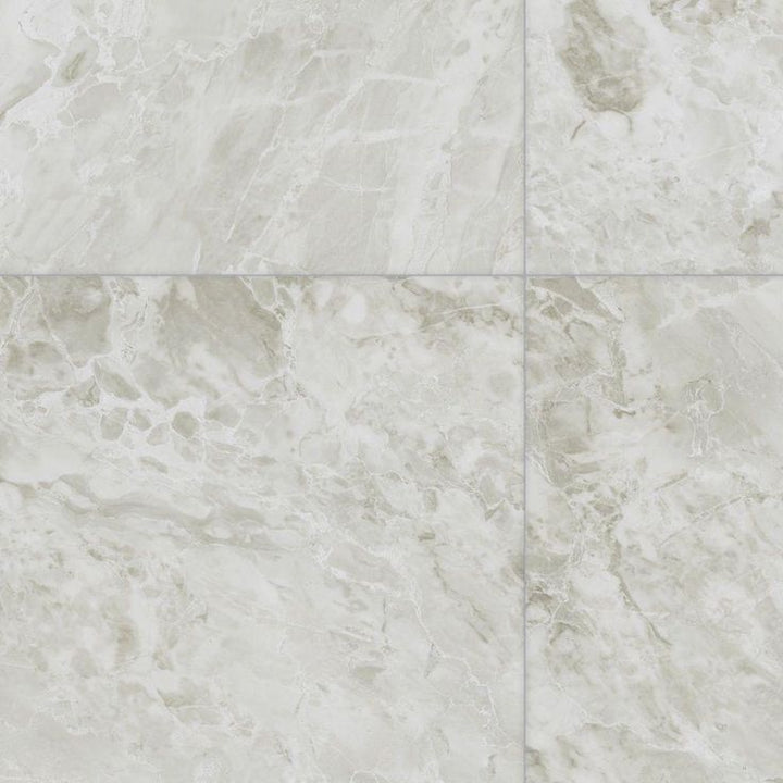 TrafficMASTER White Marble Vinyl Sheet, Sold by 12 ft. Wide x Custom Length