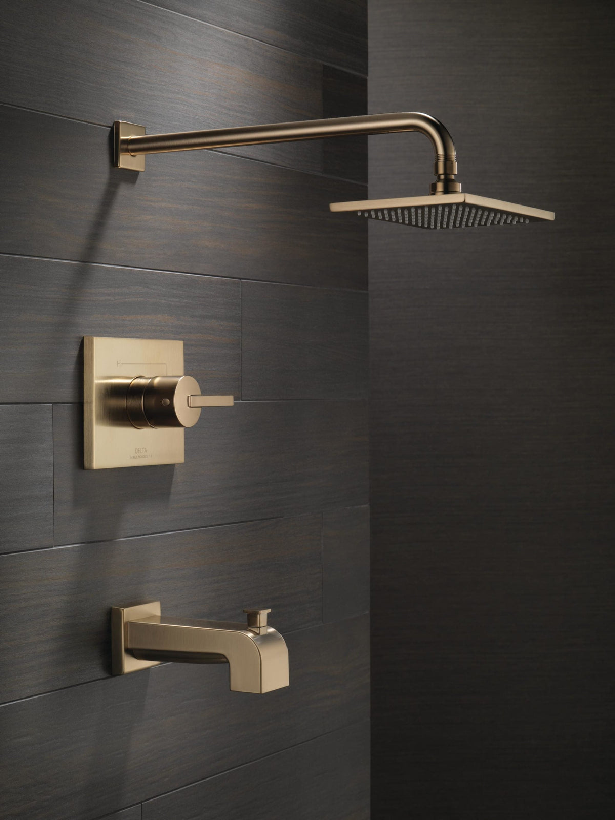 Delta Vero Champagne Bronze 1-Handle Bathtub and Shower Faucet Trim Kit