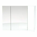 Verdera 40 in. W x 30 in. H Recessed Medicine Cabinet in Anodized Aluminum