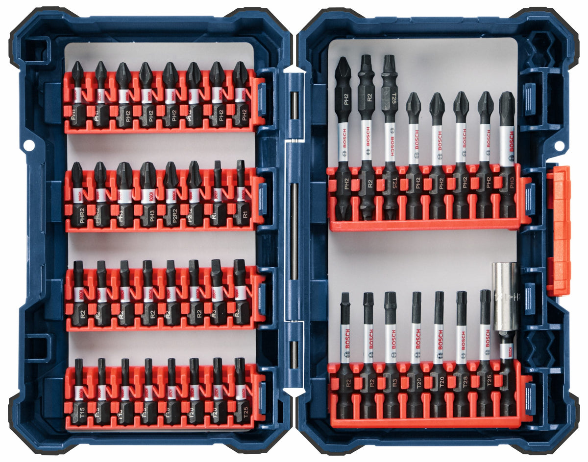 Bosch Custom Case 48-Piece 1/4-in Impact Driver Bit Set