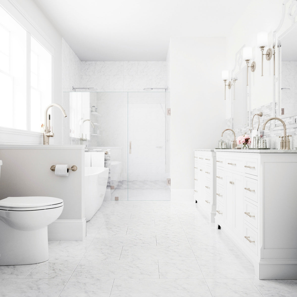 Satori Mystique Winter 12-in x 12-in Multi-finish Natural Stone Mosaic Wall Tile (0.91-sq. ft/ Piece)
