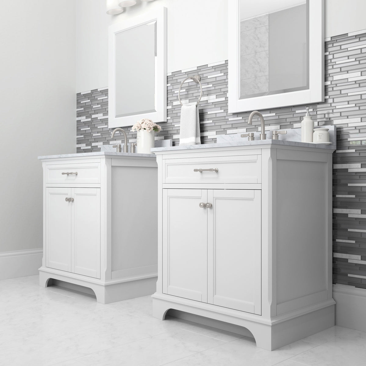 Satori Mystique Winter 12-in x 12-in Multi-finish Natural Stone Mosaic Wall Tile (0.91-sq. ft/ Piece)