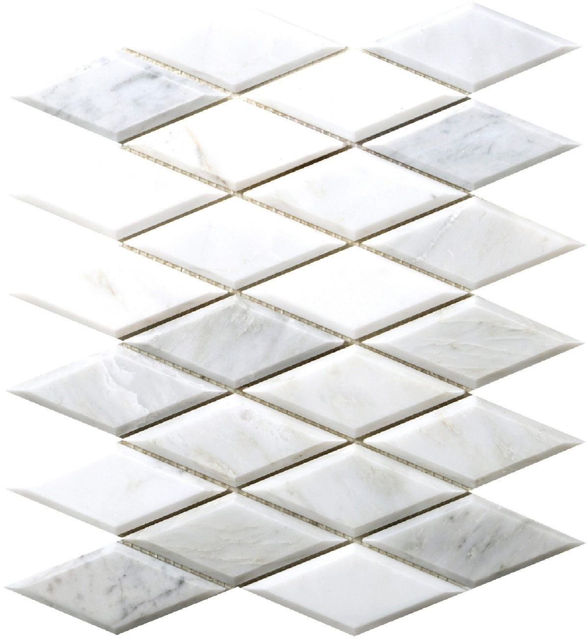 Emser WINTER FROST Natural Stone Marble Border Tile, Honed, 10-in x 13-in