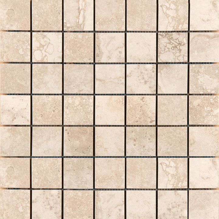 Emser HOMESTEAD Cream Porcelain Border Tile, Glazed, 13.07-in x 13.07-in