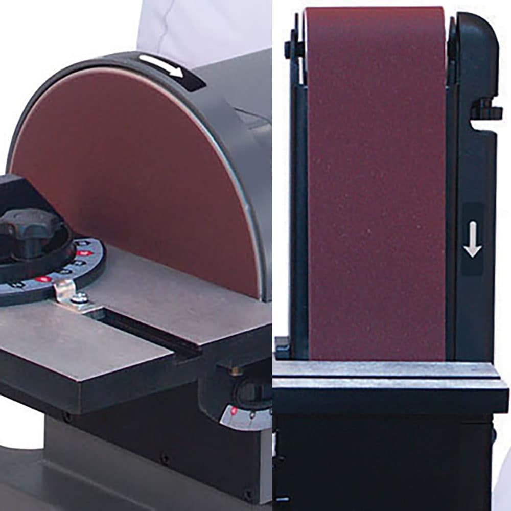 PORTER-CABLE 4-in x 36-in Belt, 8-in Disc, 5-Amp Benchtop Sander