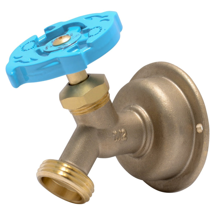 SharkBite 1/2-in Push-to-Connect Brass Multi-Turn Hose Bibb, 3/4-in MHT Outlet