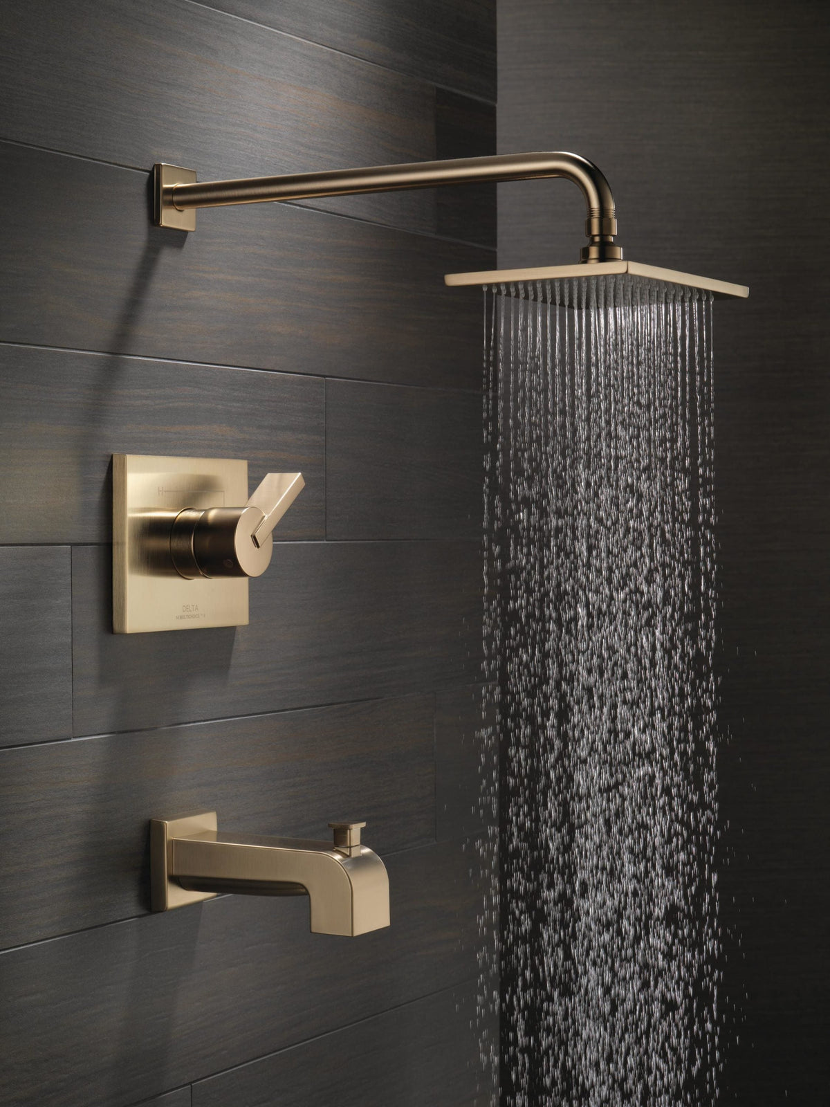 Delta Vero Champagne Bronze 1-Handle Bathtub and Shower Faucet Trim Kit