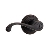 Kwikset Commonwealth Venetian Bronze Keyed Entry Door Lever with SmartKey