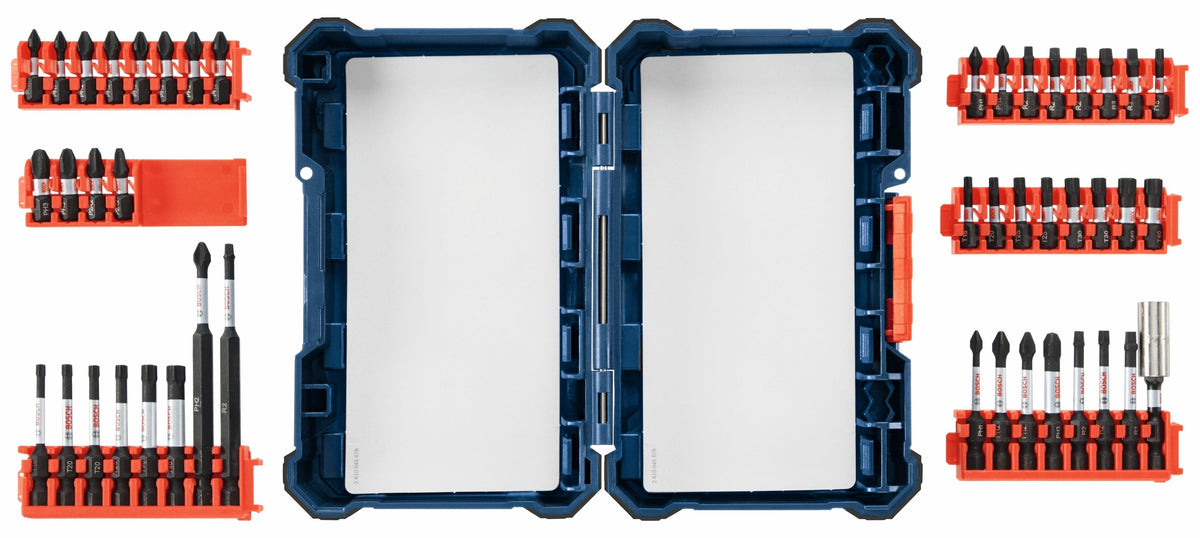 Bosch Custom Case 44-Piece 1/4-in Impact Driver Bit Set