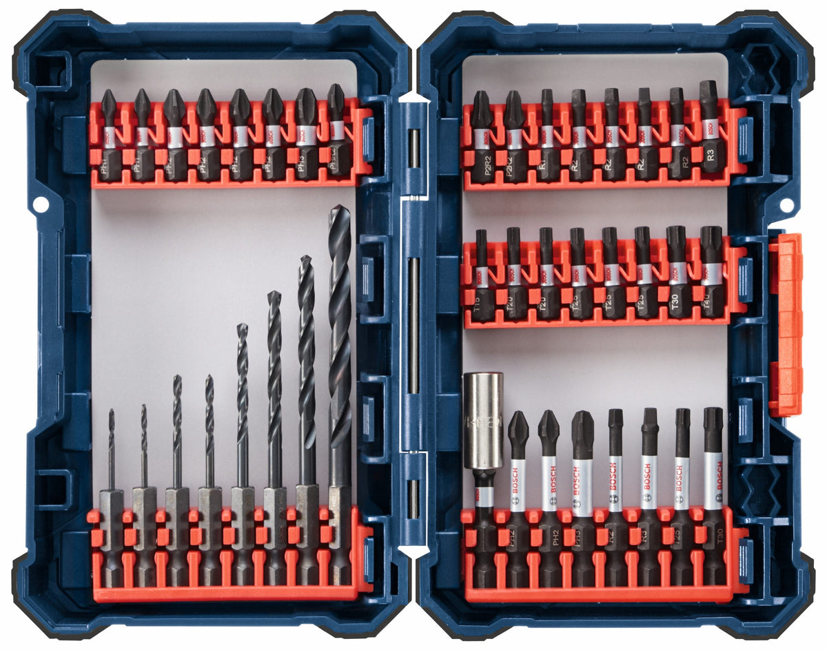 Bosch Custom Case 40-Piece 1/4-in Impact Driver Bit Set