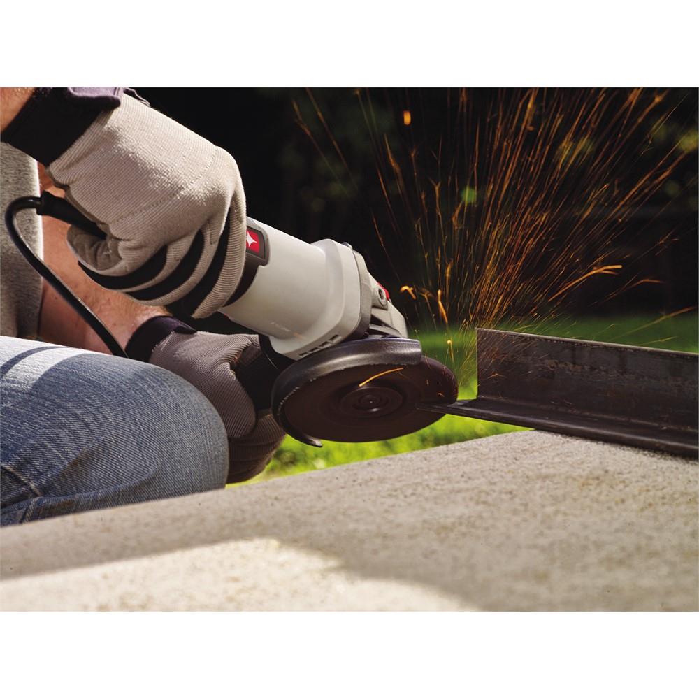 PORTER-CABLE 4.5-in 6-Amp Sliding Switch Corded Angle Grinder