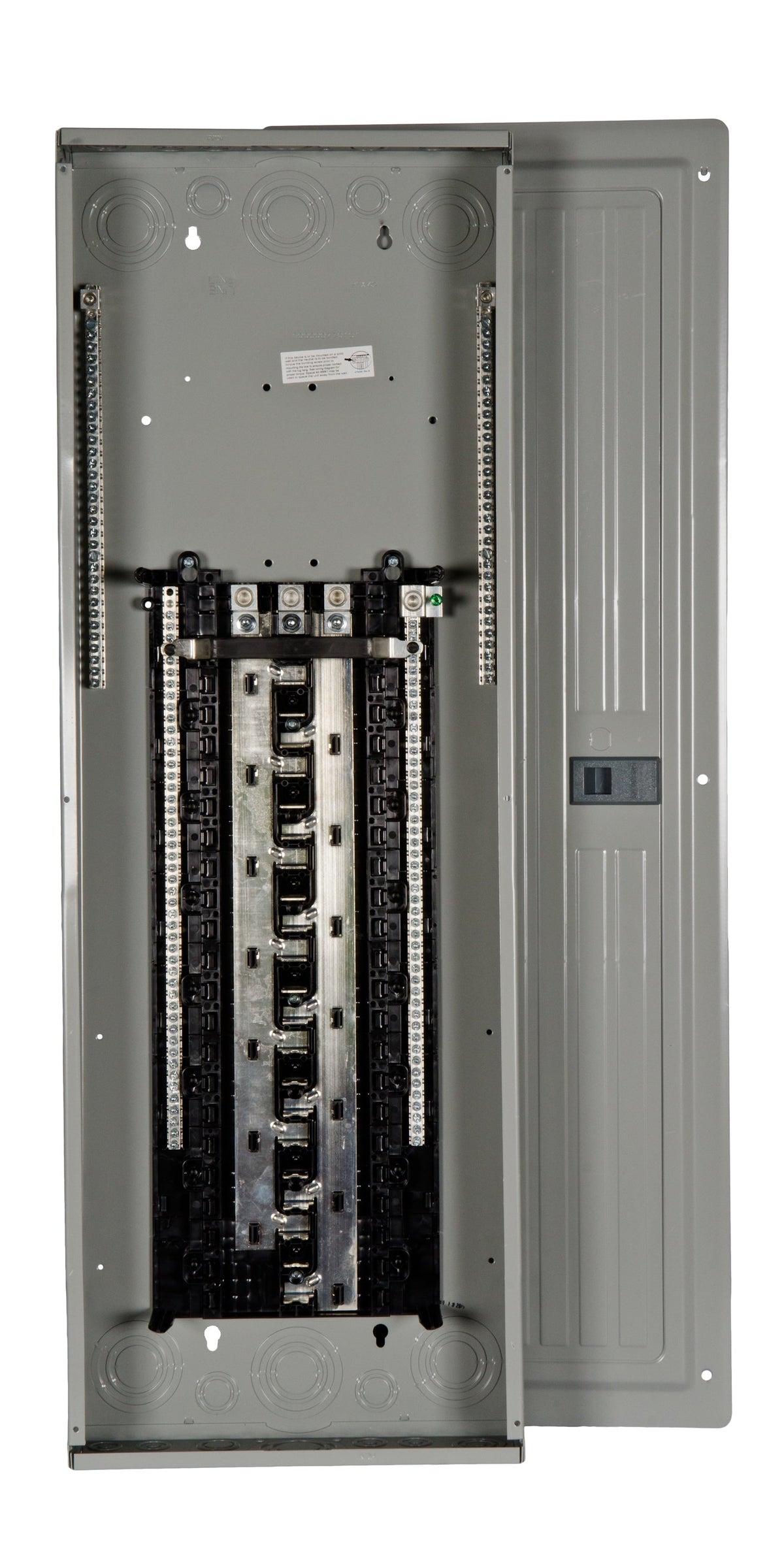 Siemens PL 225-Amp 42-space load center - front view