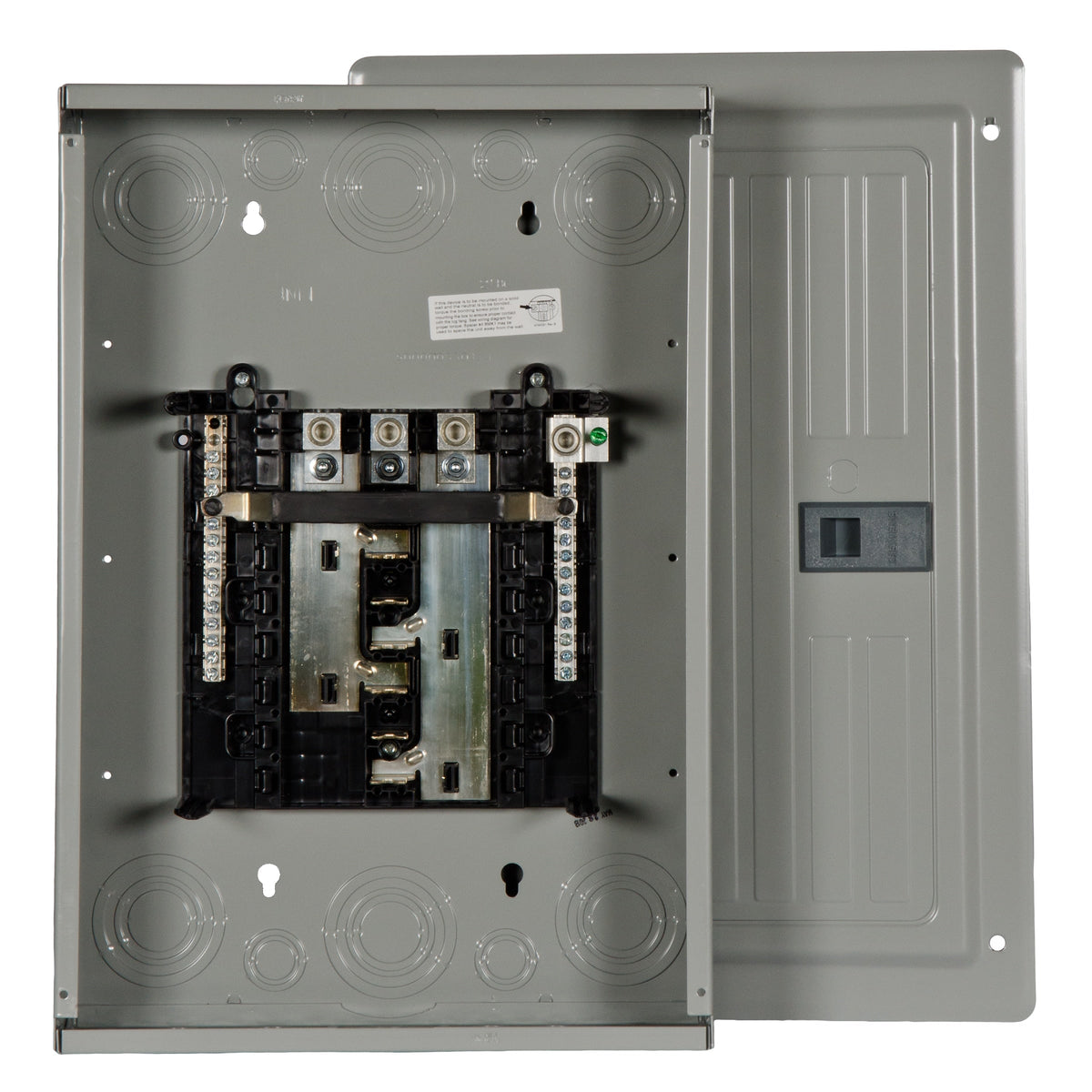 Siemens ES 200-Amp 12-space load center - front view