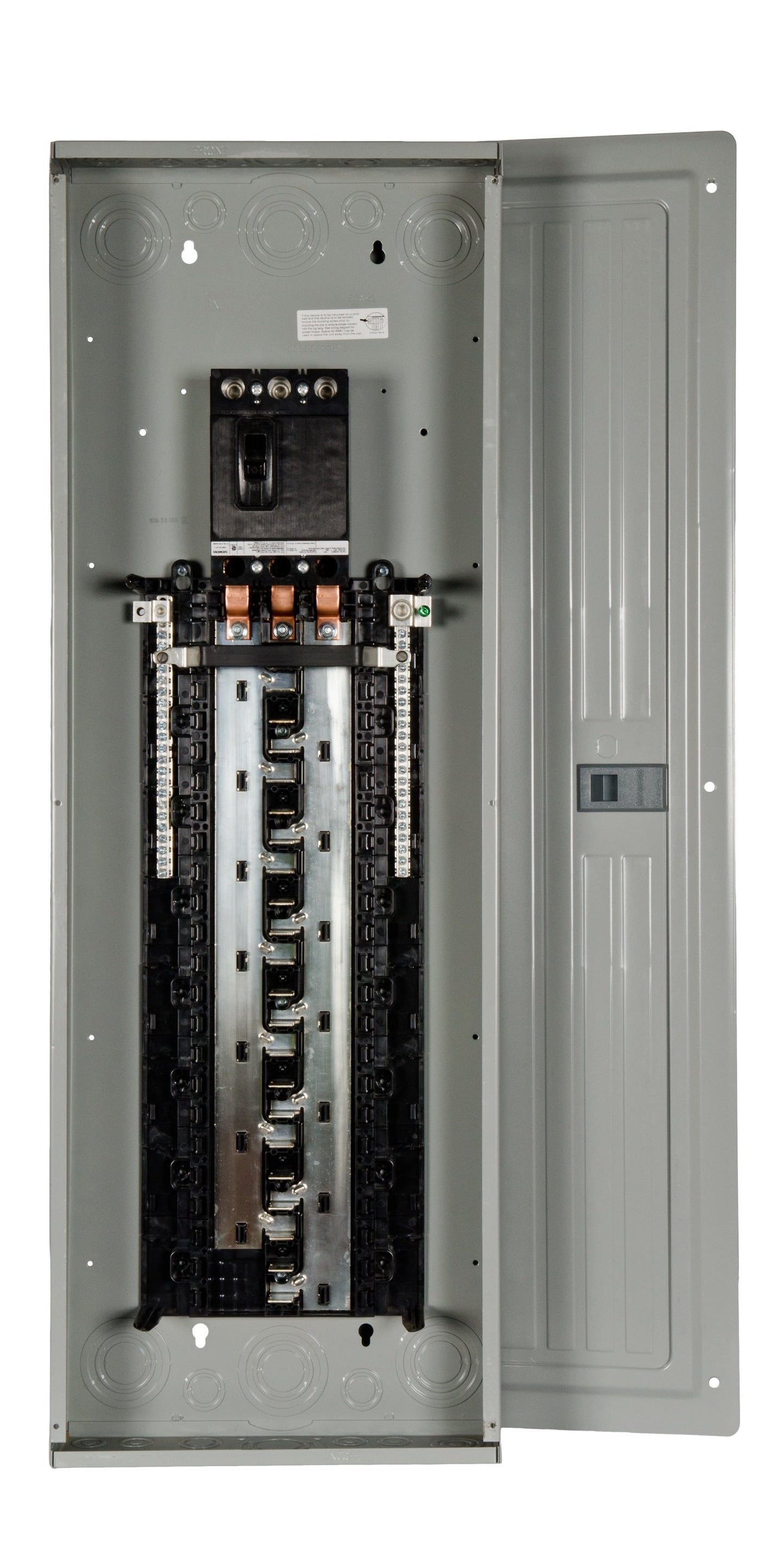 Siemens ES 225-Amp 42-space load center - front view