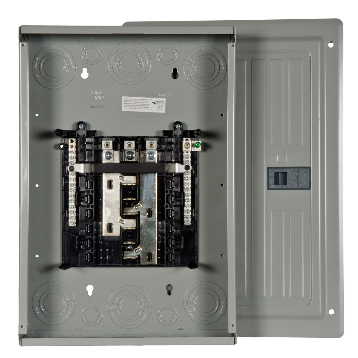 Siemens ES 125-Amp 12-space load center - front view