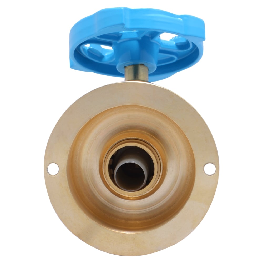 SharkBite 1/2-in Push-to-Connect Brass Multi-Turn Hose Bibb, 3/4-in MHT Outlet