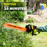 RYOBI ONE+ Lithium+ 22 in. 18-Volt Lithium-Ion Cordless Hedge Trimmer – 1.5 Ah Battery and Charger Included