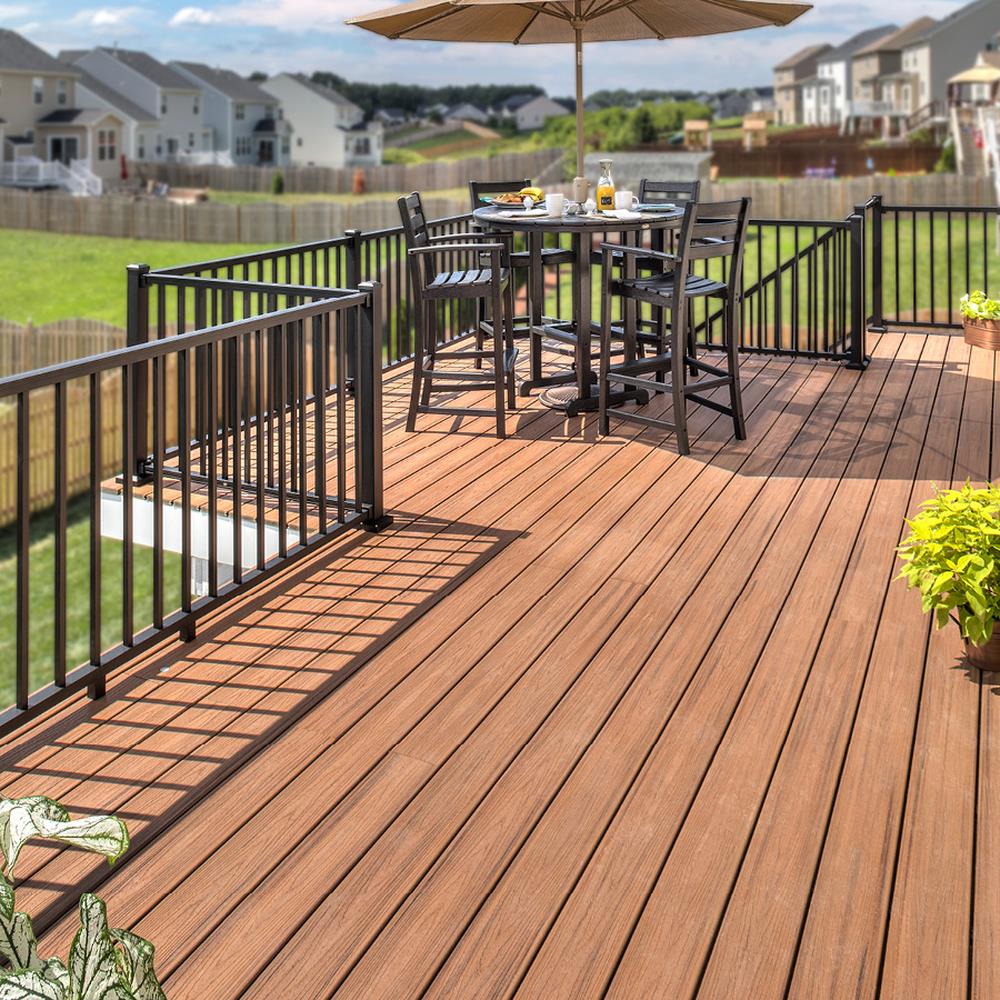 Trex Transcend 2-in x 6-in Tiki Torch Square Composite Deck Board (32-Pack)