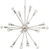 Progress Lighting Ion 16-Light Polished Nickel Modern/Contemporary Chandelier