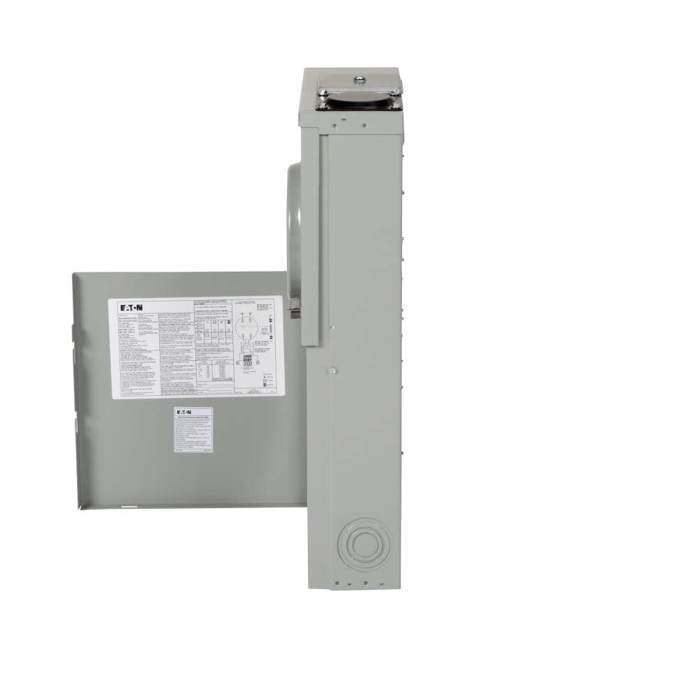 Eaton Type BR 200-Amp 4-space load center - interior view