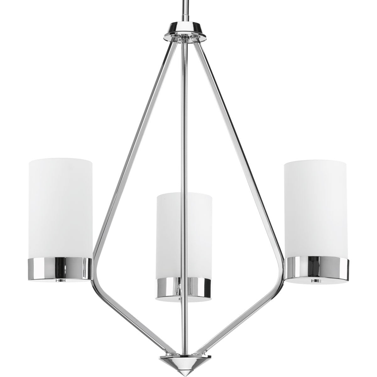 Progress Lighting Elevate 3-Light Polished Chrome Modern/Contemporary Chandelier