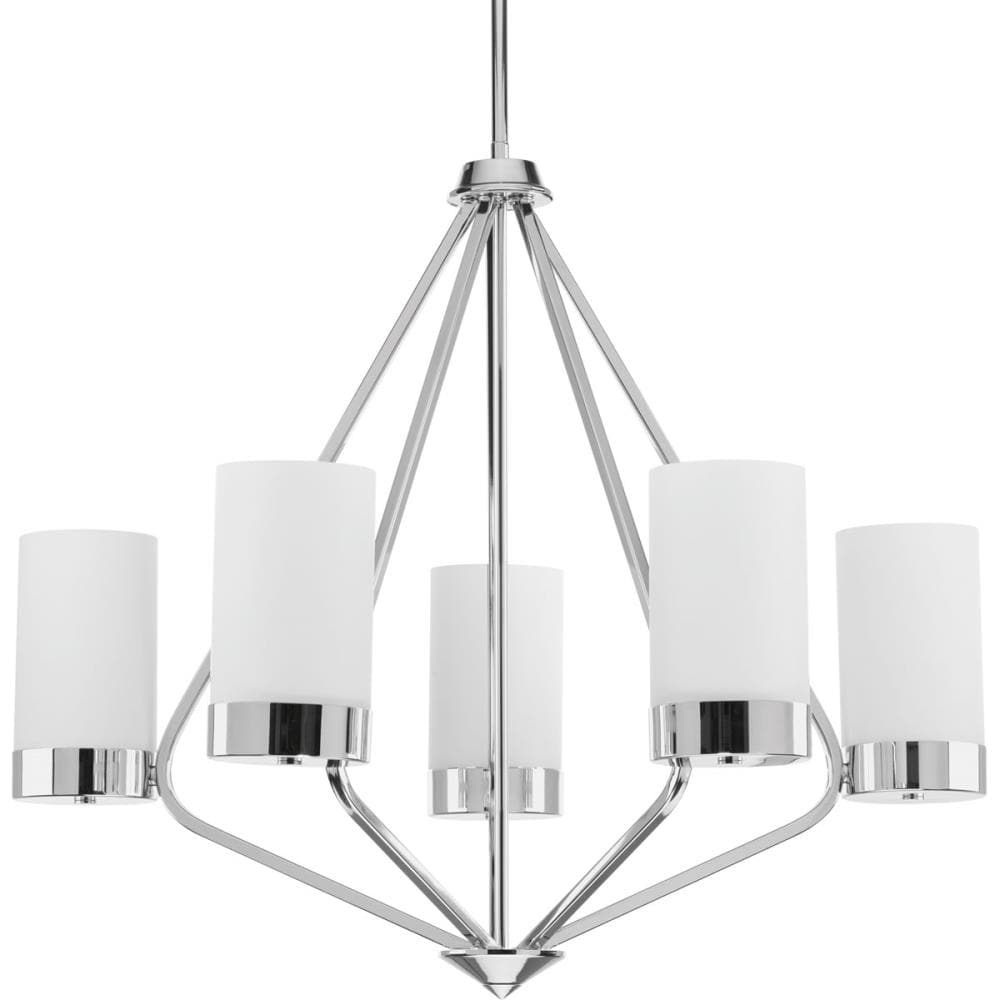 Progress Lighting Elevate 5-Light Polished Chrome Modern/Contemporary Chandelier