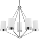 Progress Lighting Elevate 5-Light Polished Chrome Modern/Contemporary Chandelier