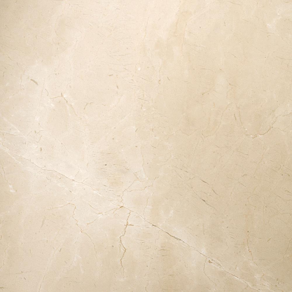 Emser MARBLE Crema Marfil Classico 24-in x 24-in Polished Natural Stone Marble Floor and Wall Tile