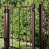 Trex 48-in L x 36-in H Bronze Aluminum Deck Railing Gate (Assembly Required)