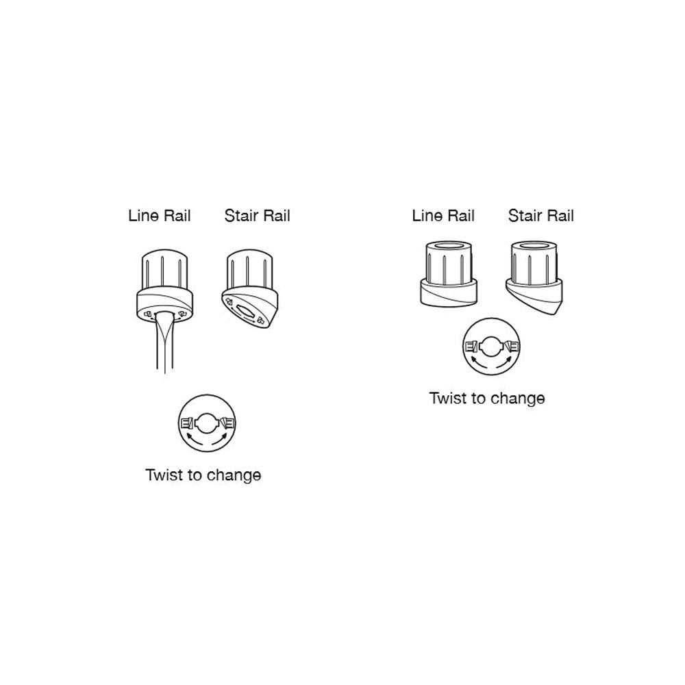 Deckorators 0.9-in x 0.74-in Black Plastic Baluster Connector (20-Pack)