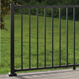 Trex Signature Railing 2.5-in x 2.5-in x 3-1/4-ft Charcoal Black Aluminum Deck Post