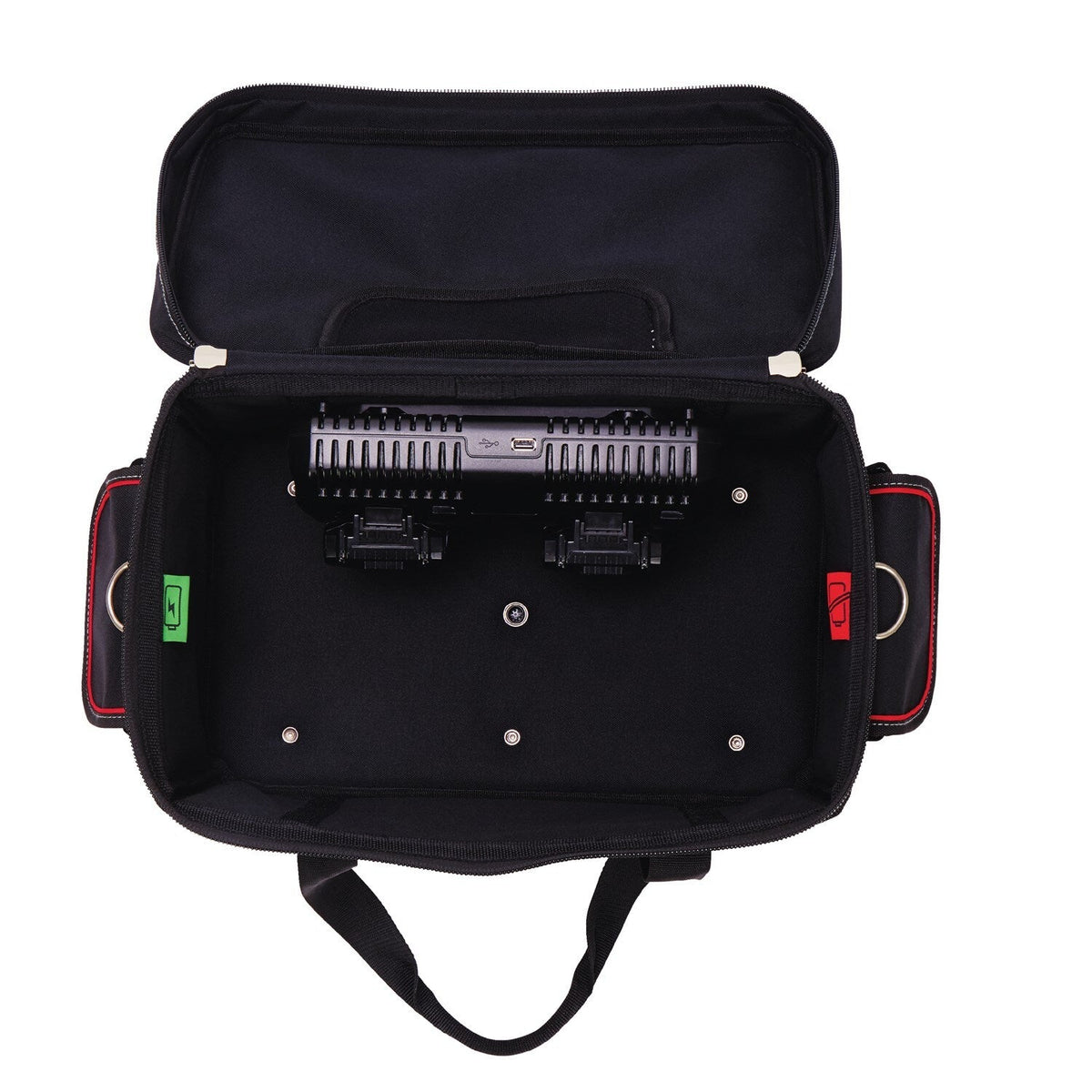 PORTER-CABLE 20-Volt Max Power Tool Battery Charger with Storage Bag (2 Batteries Included)