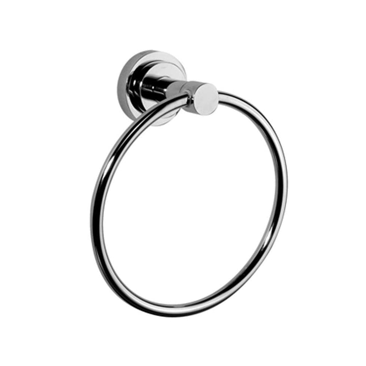 Jacuzzi Salone and Razzo Polished Chrome Wall Mount Towel Ring