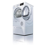Bosch 300 Series 4-cu ft Stackable Ventless Electric Dryer, White, WTG86400UC