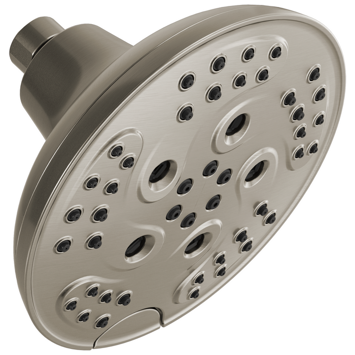 Delta Universal Showering Components Stainless 5-Spray Rain Shower Head, 1.75-GPM (6.6-LPM), 6-in