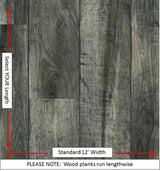 Armstrong Flooring Pickwick Landing III 12‑ft W Cut‑to‑Length Plank Gray Wood Look Low‑Gloss Sheet Vinyl