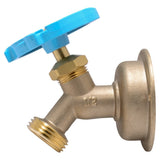 SharkBite 1/2-in Push-to-Connect Brass Multi-Turn Hose Bibb, 3/4-in MHT Outlet