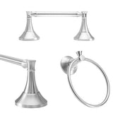 ARISTA 3-Piece ARLINGTON CHROME Decorative Bathroom Hardware Set - Super Arbor