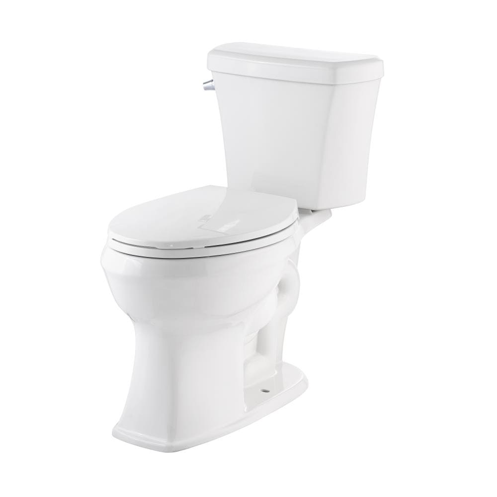 Jacuzzi Lyndsay Elongated Chair-Height 2-Piece Toilet, 10-in Rough-In, WaterSense 1.28 GPF