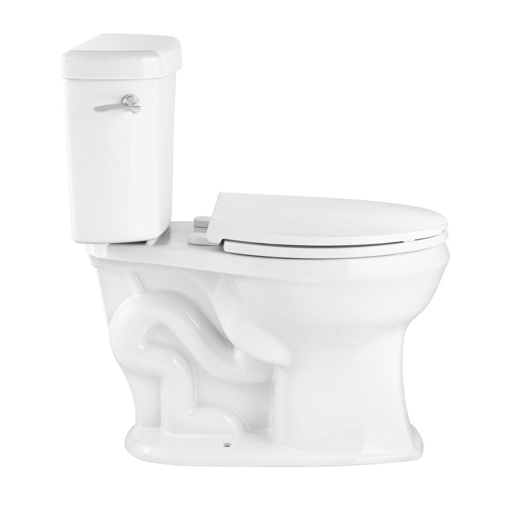 Jacuzzi Lyndsay Elongated Chair-Height 2-Piece Toilet, 10-in Rough-In, WaterSense 1.28 GPF