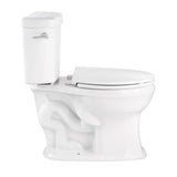 New Lower Price; Jacuzzi Lyndsay White WaterSense Elongated Chair Height 2-Piece Toilet, 12-in Rough-In, 1.28 GPF