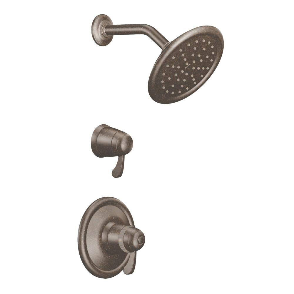 Moen Transitional Oil-Rubbed Bronze 2-Spray Shower Bar System (Valve Included)