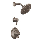 Moen Transitional Oil-Rubbed Bronze 2-Spray Shower Bar System (Valve Included)