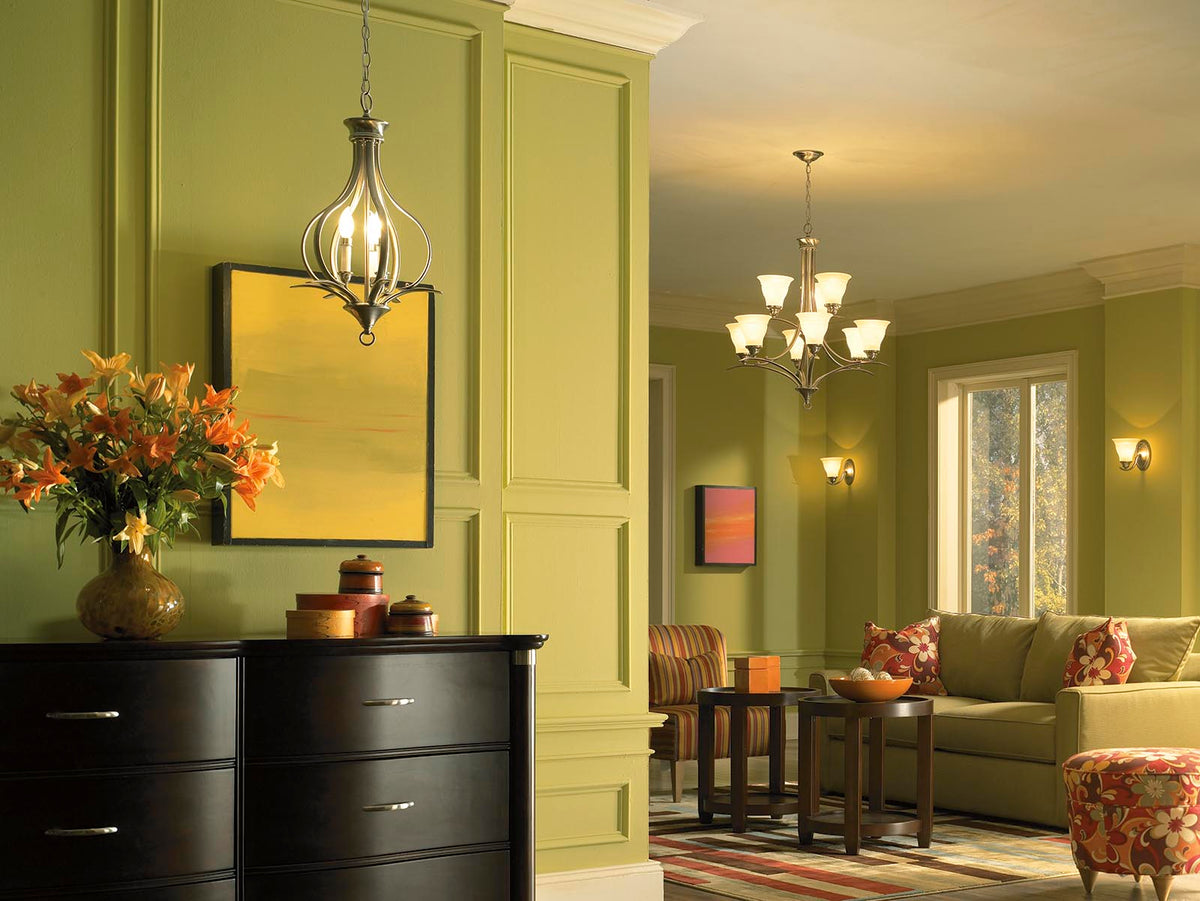 Progress Lighting Trinity 9-Light Brushed Nickel Transitional Chandelier