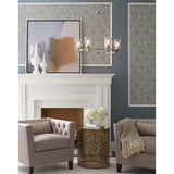 Progress Lighting Debut 6-Light Brushed Nickel Farmhouse Chandelier